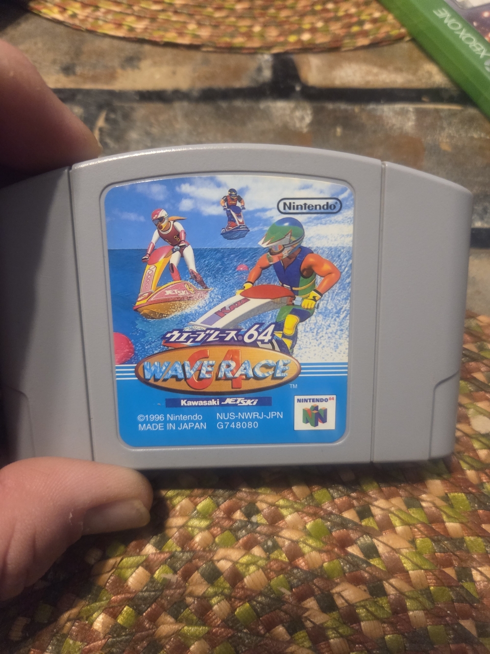 Nintendo Wave Race 64 Cartridge - Gray with Blue Label
